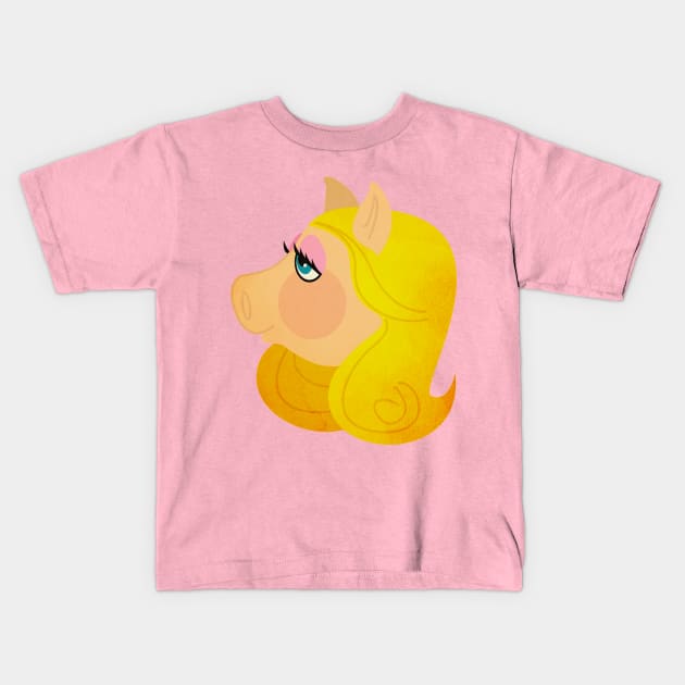 Piggy Kids T-Shirt by ChrisPaulFarias